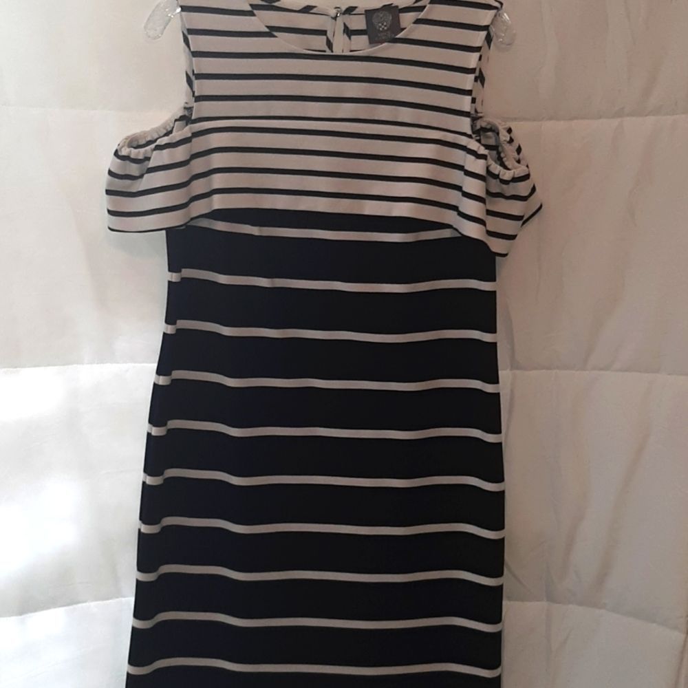 Vince Camuto cold shoulder dress